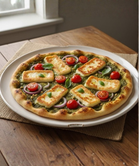 Halloumi Pizza